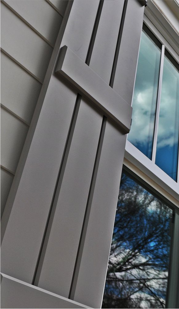Custom shutters for your home's exterior.